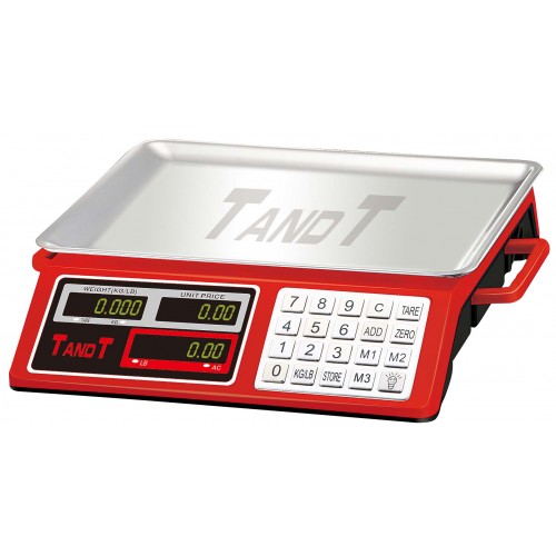 Picture of TANDT 40KG Digital Weight Scale T-Tray BSTI Approved Rechargeable Li-Ion 3.7V TT1940A