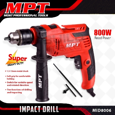 Picture of MPT 800W Impact Drill 13mm Model: MID8006
