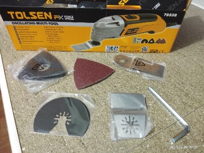 Picture of TOLSEN Oscillating Multi-Tool Set 300W Model 79558 - Kings Trading