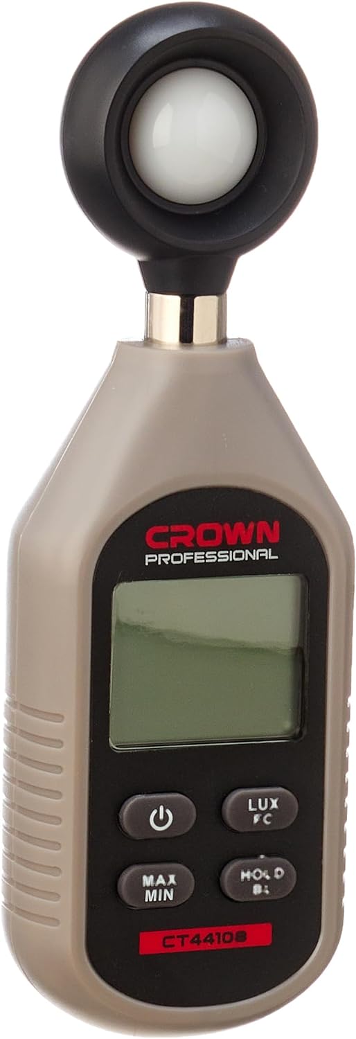 Picture of CROWN Light Meter Illumination Meter, Illumination : 0~9999 Lux, Model : CT44108 - Kings Trading