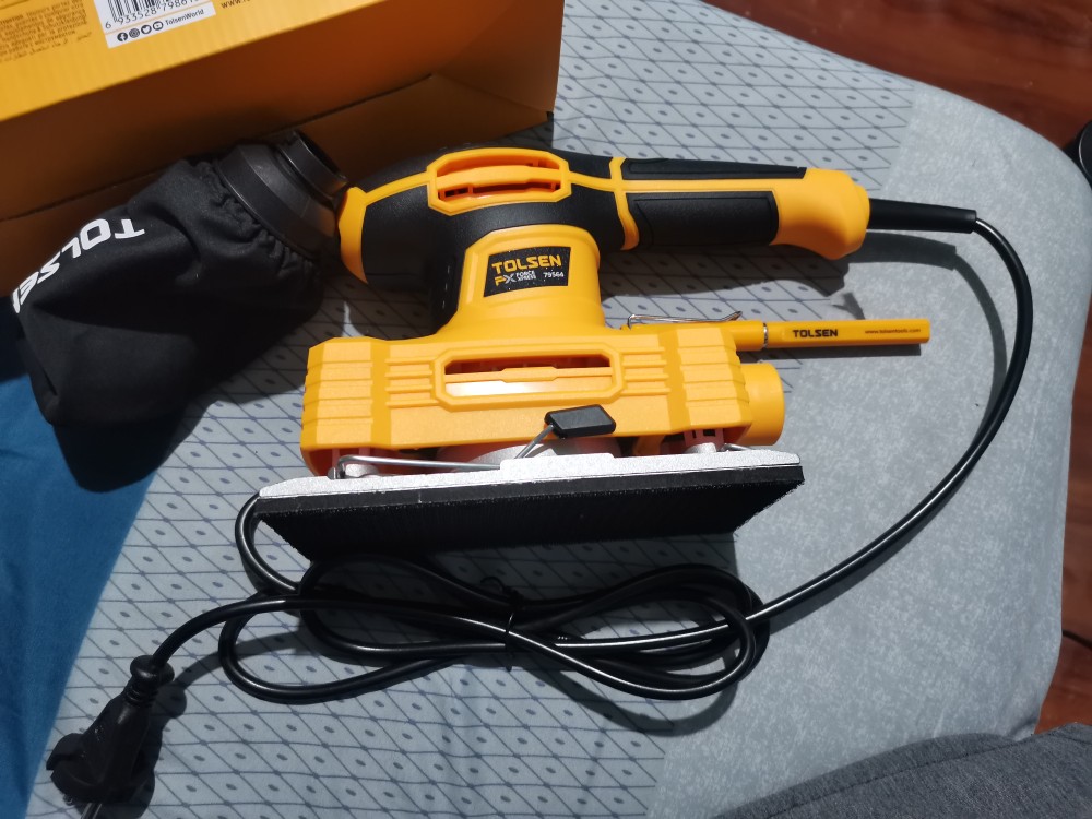 Picture of TOLSEN 1/3" Sheet Finishing Sander  220W with 3 Free Sanding Pad FX Series Industrial Model: 79564