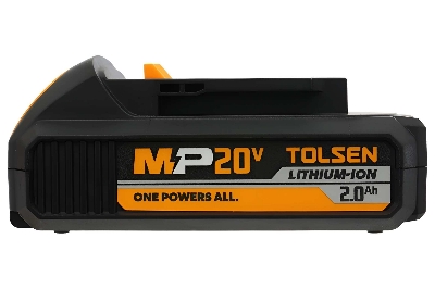 Picture of Tolsen 20V 2.0Ah Li-ion Battery Pack  compatible with all TOLSEN MP20V cordless tools. One Powers All, Model: 87472