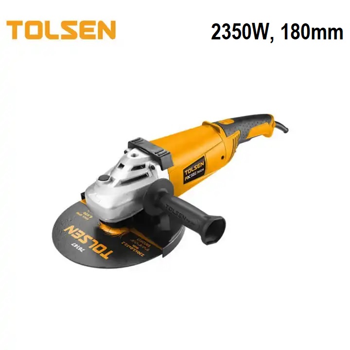 Picture of TOLSEN 9" Electric Angle Grinder 2350w 230mm, 6000rpm High Quality, Soft starter, Portable Industrial Grade Model: 79524