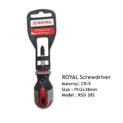 Picture of ROYAL PH2x38mm Phillips Screwdriver With Magnetic Tip Model RSD-38S