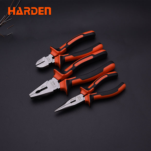 Picture of Harden 3pcs Plier Set ( 8" combination, 6" Cutting, 6" Long Nose ) Model: 560179