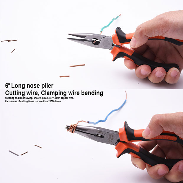 Picture of Harden 3pcs Plier Set ( 8" combination, 6" Cutting, 6" Long Nose ) Model: 560179