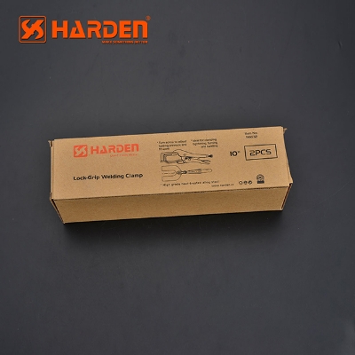 Picture of Harden 10'' Non-slip Handle Lock Grip Welding Wrench Clamp Curved Jaw Welding Locking Pliers Model 560632
