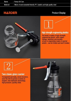 Picture of Harden 250ml Hand Pump Oil can 670002