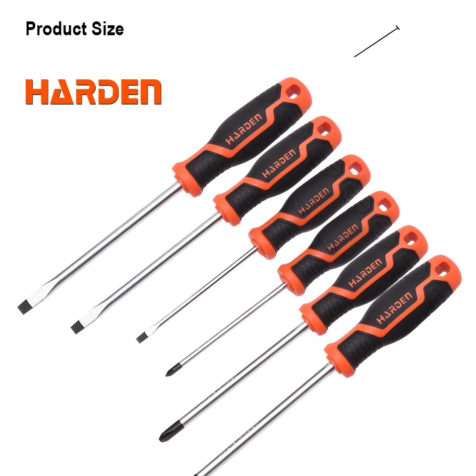 Picture of Harden 6Pcs Screwdriver Set Magnetic Precision Screw Drive 550396