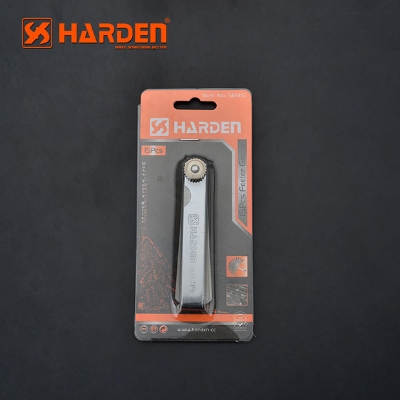 Picture of Harden Feeler Gauge 15Pcs 65Mn Professional Metal Feeler Gauge Set 580415