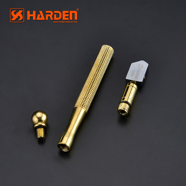 Picture of Harden 175mm Manual Auto-Oil Glass Cutter Professional Glass Cutting Tool Auto Oil Glass Cutter YG8 Cutter Wheel 570352