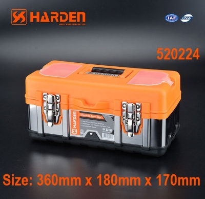 Picture of Harden 15" Professional Steel & ABS Tools Box ( 360x170x185mm) 520224