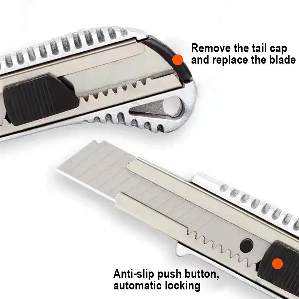 Picture of Harden 18mm Snap-off Cutter Aluminum Alloy Cutter household Utility Cutter 570307