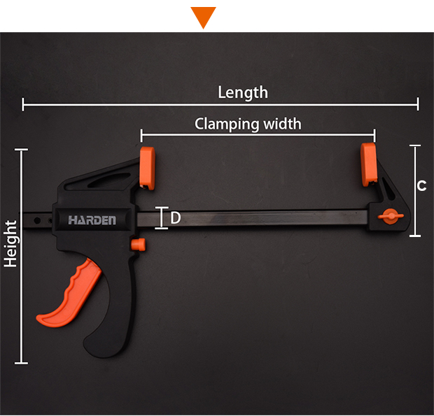 Picture of Harden 12" Quick ratchet bar clamp 600332
