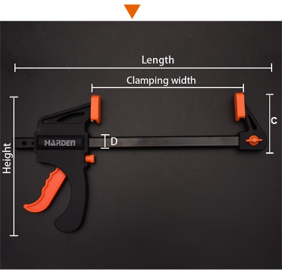 Picture of Harden 12" Quick ratchet bar clamp 600332