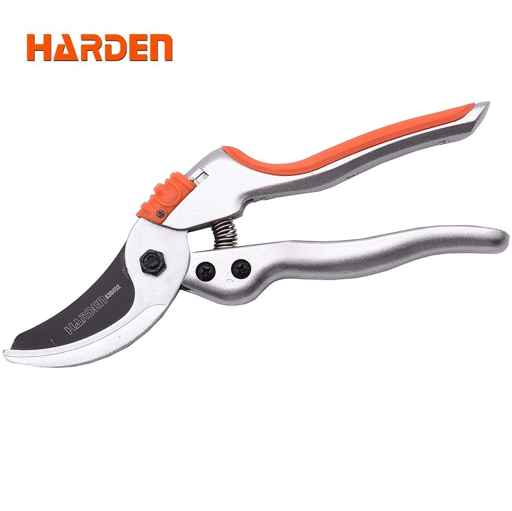 Picture of Harden 630402 8" Garden By-Pass Pruner (200mm) Pruning Share Garden Share Cutter Cutting carbon steel sk5 steel aluminum handle.
