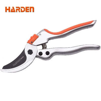 Picture of Harden 630402 8" Garden By-Pass Pruner (200mm) Pruning Share Garden Share Cutter Cutting carbon steel sk5 steel aluminum handle.