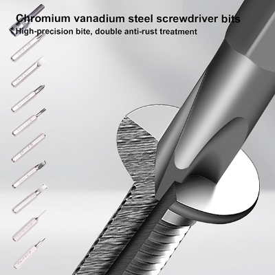 Picture of Harden 46Pcs CRV Screwdriver Bit Set Precision Multi Tool Screwdriver 550145