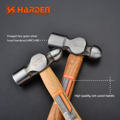 Picture of Harden Ball Pein Hammer wood Handle ( 1lb 450g | 1.5lb 680g | 2lb 910g )