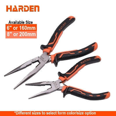 Picture of Harden 6" / 8" Long Nose Plier Range Hand Tool Pliers carbon steel 560156 / 560158