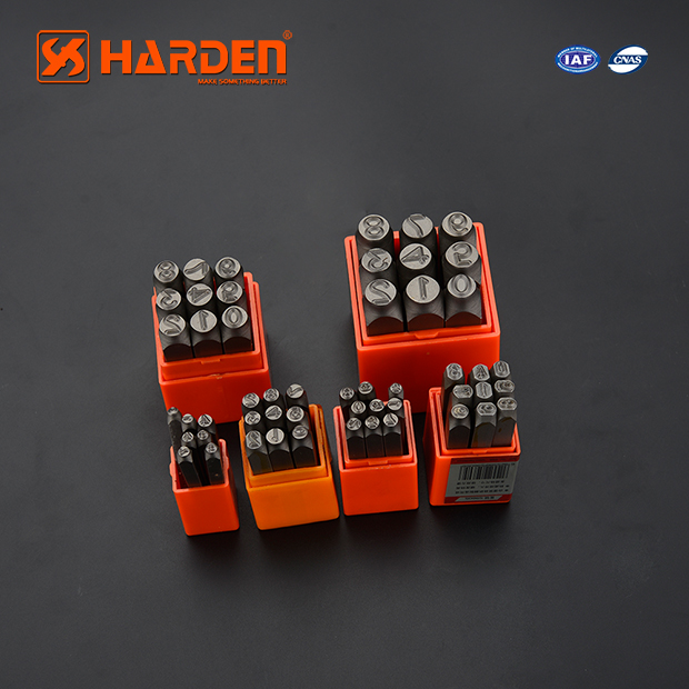 Picture of Harden 5mm Professional 9Pcs Steel Number Punch Set 610855