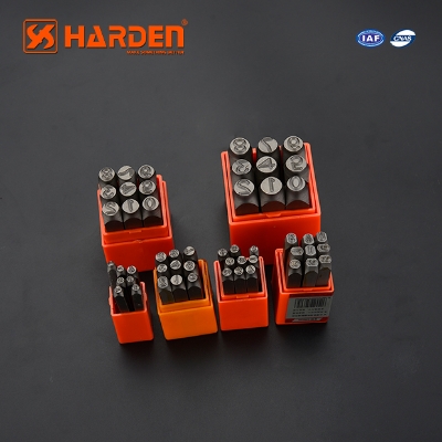 Picture of Harden 6mm Professional 9Pcs Steel Number Punch Set 610856