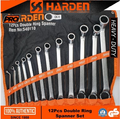 Picture of Harden 12Pcs Double Ring Spanner Set 6-32 mm 540110