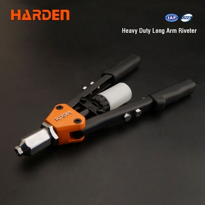 Picture of Harden 13" Heavy Duty Double Arm Riveter (INDUSTRIAL) Pipe Type Aluminum Hand Rivet Nut Tool 610115