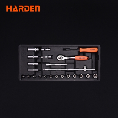 Picture of Harden 24Pcs 1/4 inch Drive Socket Tools Set Wrench Set 520631
