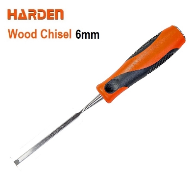 Picture of Harden 6mm Woodwork Chisel ( 6mm x 250mm ) High Quality Wood Carved Carpenter Woodworking Wood Carving Chisel Tools Set 611012