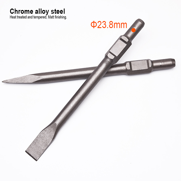 Picture of Harden 16" Hex Point Chisel ( 30X410mm ) Hex Shank Demolition Jack Model: 610398