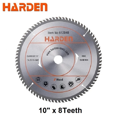 Picture of HARDEN TCT Circular Saw Blade for Wood, Available in 4 sizes: 4"x40T /  7.1/4"x60T /  9.1/4"x60T / 10"x80T