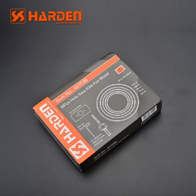 Picture of Harden 8Pcs Hole Saw Kits For Wood, High Carbon Steel Professional 610545