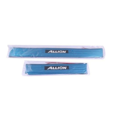 Picture of Allion Car Auto Accessories Stainless Steel LED Lighted Door Sills  Transparent Color
