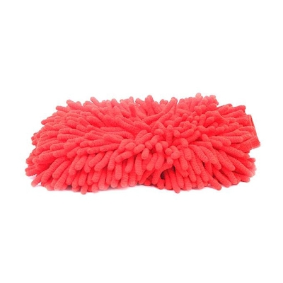 Picture of Chenille Microfiber Car Wash Mitt - Red