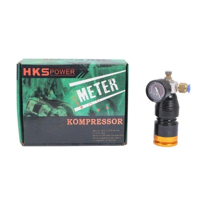 Picture of HKS Power Meter Kompressor - Black and Golden