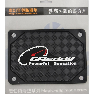 Picture of Non-Slip Dashboard Mat  Greddy  - Black Red