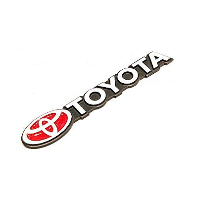 Picture of Car Monogram Logo-Toyota Red & Black