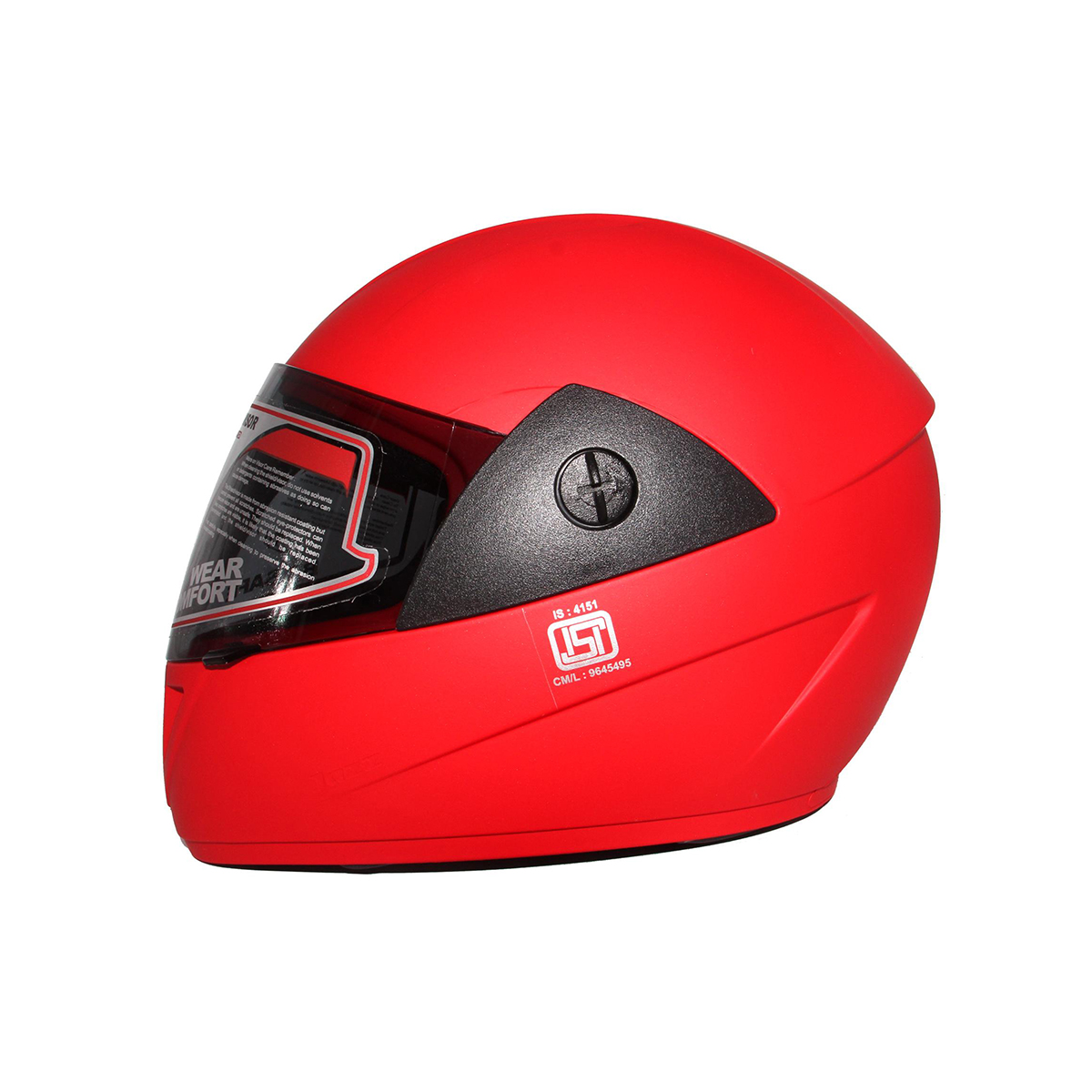 Picture of Gliders Jazz Deluxe - Matt Red Helmet