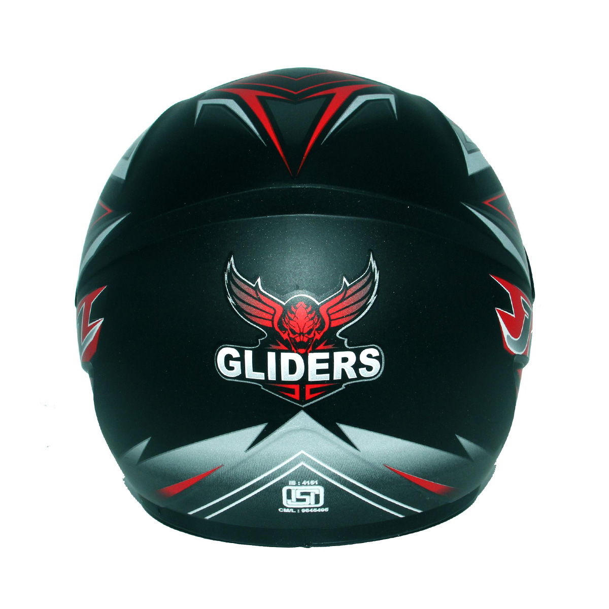 Picture of GLIDER Jazz D3 Full Face Helmet  - Matt Black Red