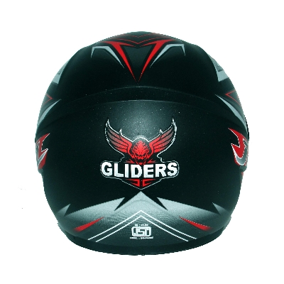 Picture of GLIDER Jazz D3 Full Face Helmet  - Matt Black Red