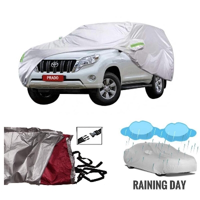 Picture of Car Body Cover for Toyota Land Cruiser Parado FJ150 (2015-ON)Silver Color Waterproof