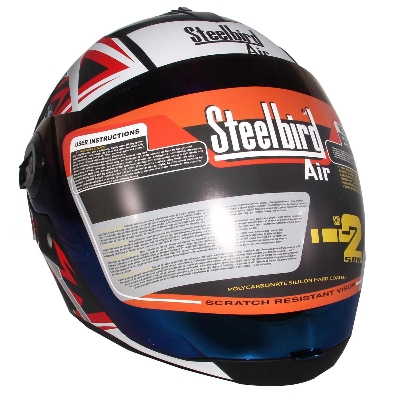 Picture of SBA-2 SKULL FLAG MAT BLACK WITH RED AND WHITE