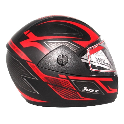 Picture of GLIDER Jazz D8 Full Face Helmet  -Matt Black Red