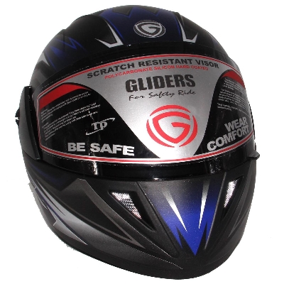 Picture of GLIDER Jazz D3 Full Face Helmet  -Matt Black Blue