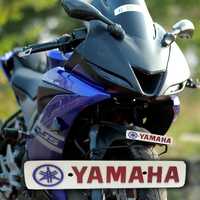 Picture of Yamaha Name Plate PVC Cutting 3d- Bike Number Plate-1pcs