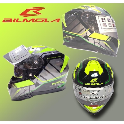 Picture of BILMOLA REPLICON HG BRISTISH GREEN FULL FACE HELMET
