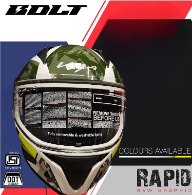 Picture of Vega Bolt Rapid White Neon Yellow