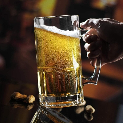 Picture of 600Ml Water Coffe Tea Steins Glass Type And Eco-Friendly Feature Glass Cup Mug - Coffee Mug