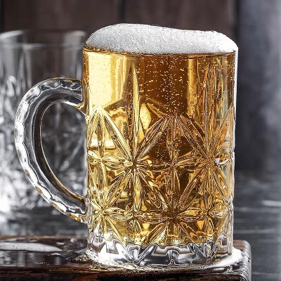 Picture of 420ml Coffe Tea Water  Glass  And Eco-Friendly Feature Glass  Cup  Mug